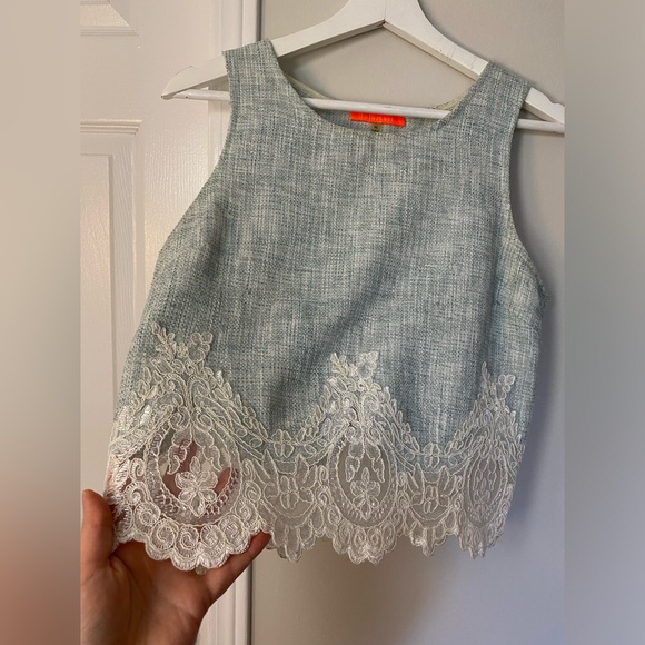 Lace Trim Top - Picture 2 of 4